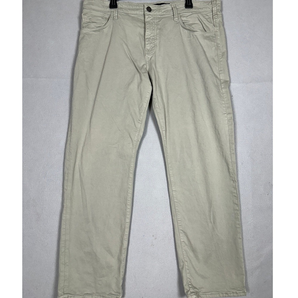 Mavi Matt Jeans Men 38X30 Grey Relaxed Straight Leg Stretch 5 Pocket Denim Pants
